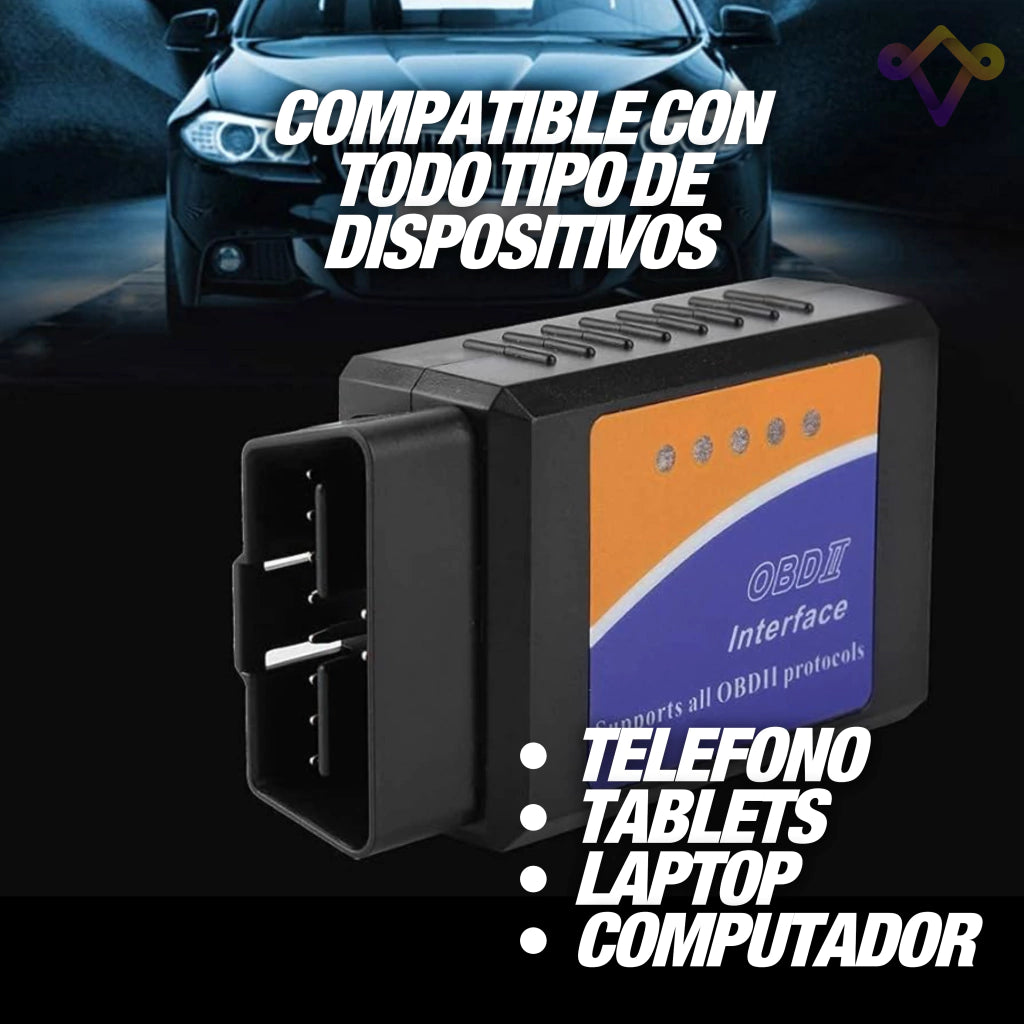 Scanner De Auto Bluetooth Portatil / 35% OFF