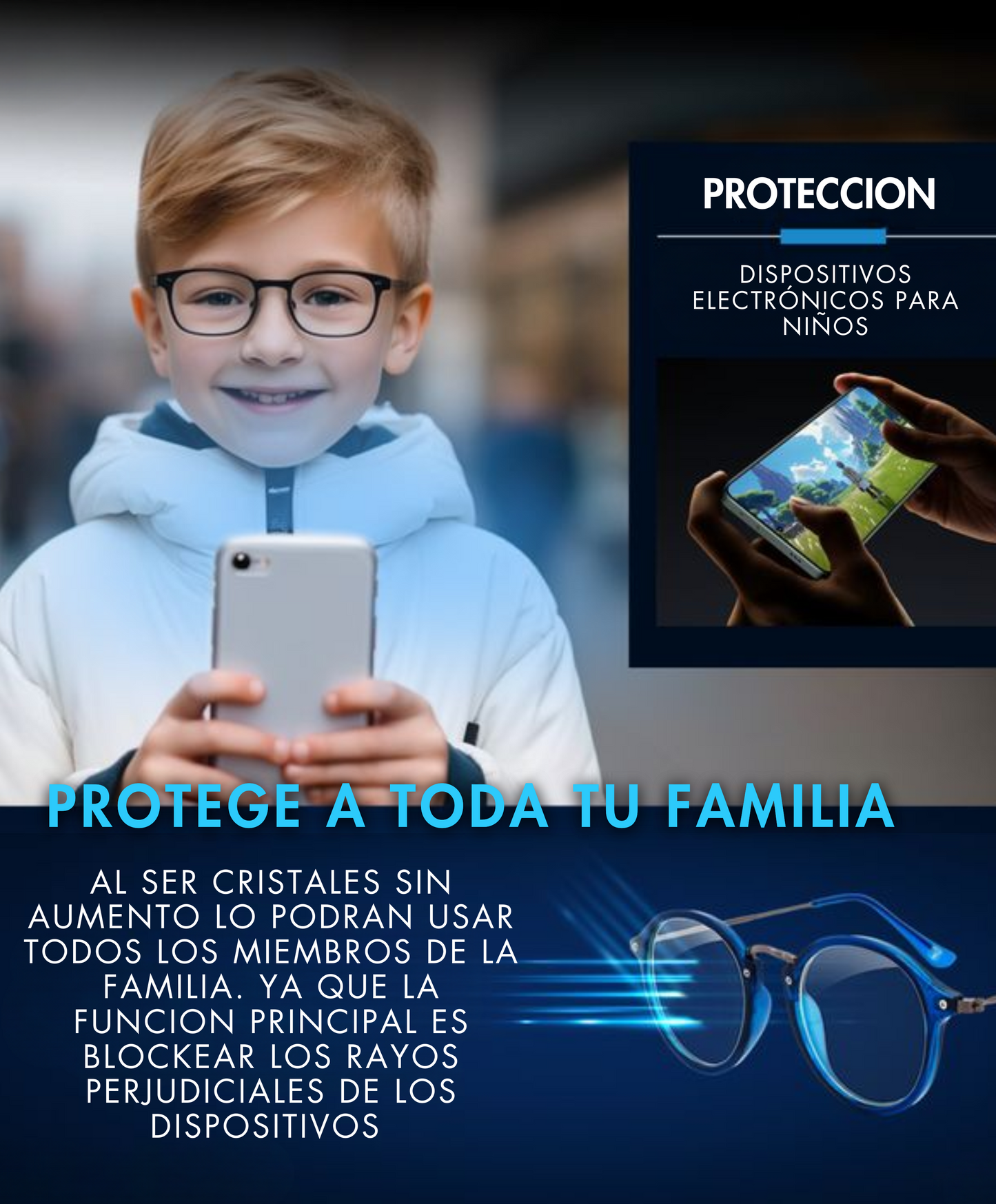 Lentes de Descanso Protección Blue Light / 40% OFF