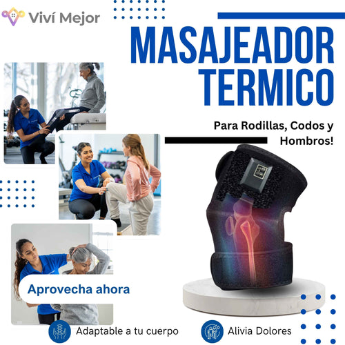 Masajeador Termico Para Rodillas, Codos y Hombros!